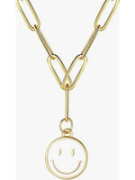 Smiley Face Necklace Multiple Colors