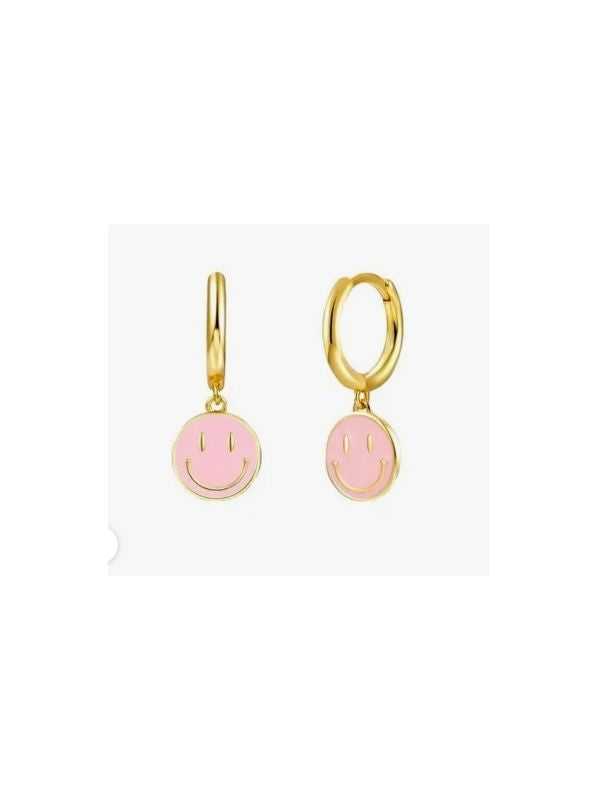 Smiley Face Earrings Multiple Colors