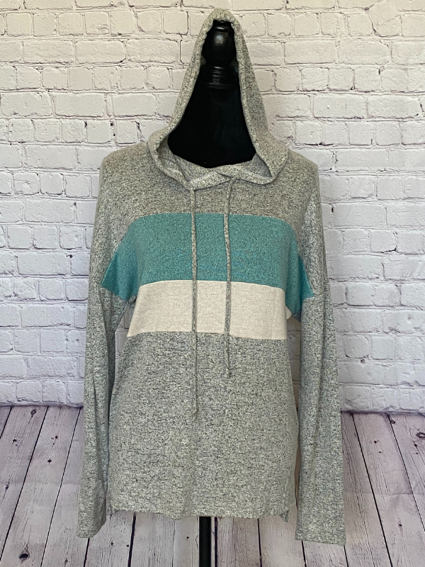 Good Times Hoodie (Heather Grey/Mint)