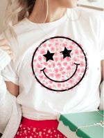 Pink Smiley Face T-shirt