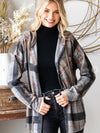 Plaid Hooded Shacket