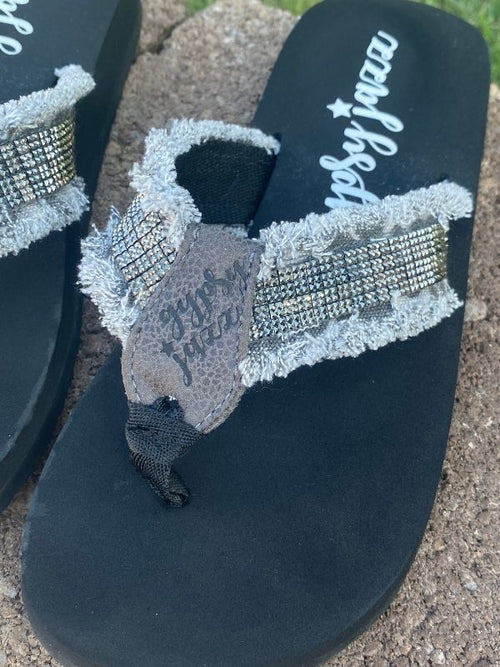 GYPSY JAZZ FLIP FLOP GREY
