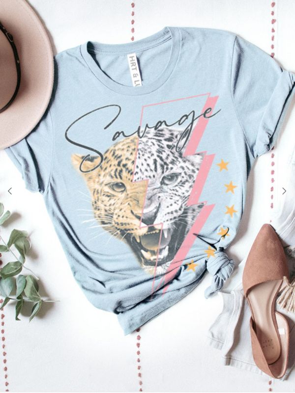 Savage Leopard Voltage Shirt