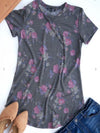 Super soft, floral top with colors that pop when matched up with denim. 