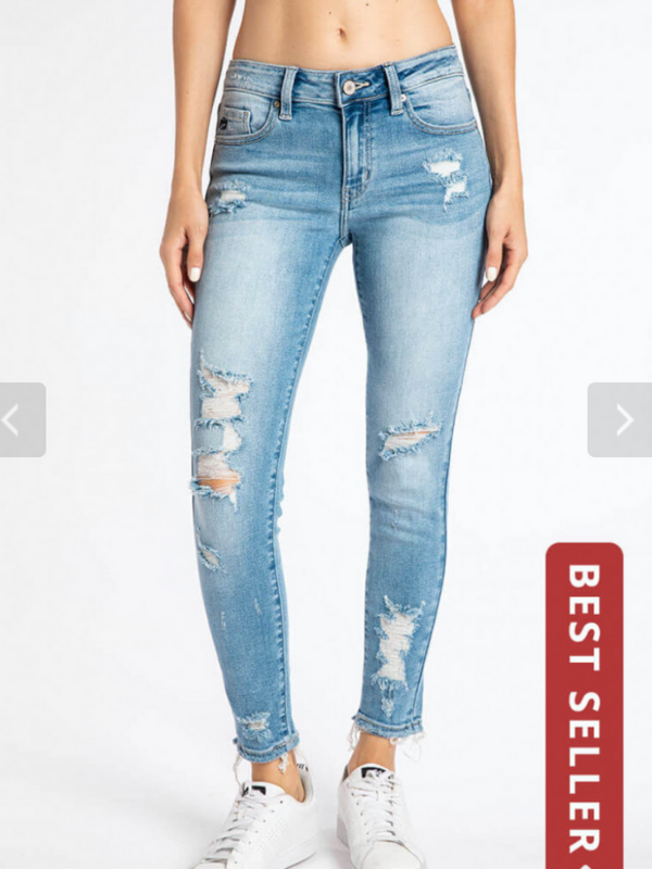Kancan Cassady Jeans (Light Wash)