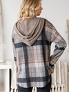 Plaid Hooded Shacket