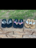 GYPSY JAZZ FLIP FLOP PINK MULTI