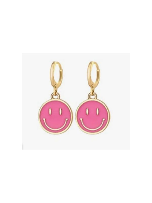 Smiley Face Earrings Multiple Colors